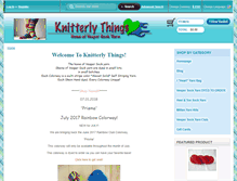 Tablet Screenshot of knitterlythings.com